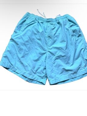 Columbia Men’s Blue omni shade PFG  Swim Shorts lined blue hiking sz M